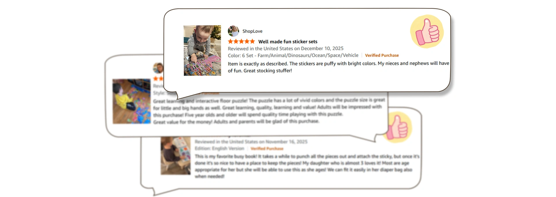 ShopLove verified customer review screenshot