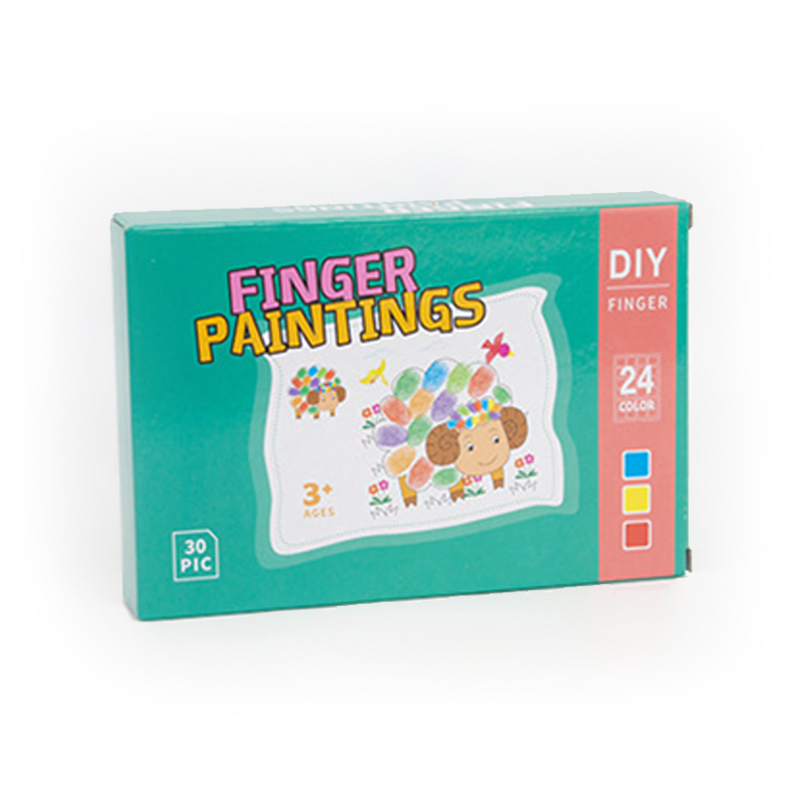 36 Color Washable Finger Paint Set,Kids Funny Fingers Painting with Book,Art Drawing Supplies for Painting DIY Crafts,Gifts