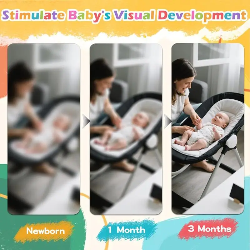 Flamax High Contrast Baby Cards & Toys for Newborns 0-6 Months Black and White Cards Box Packaging