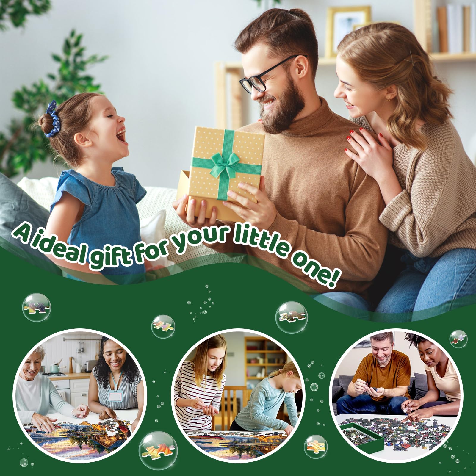 Jigsaw Puzzle for Adults 500 Pieces – 500 Piece Puzzle with Scenic Cabin, Interlocking Adult Puzzles, Home Decor Gift.