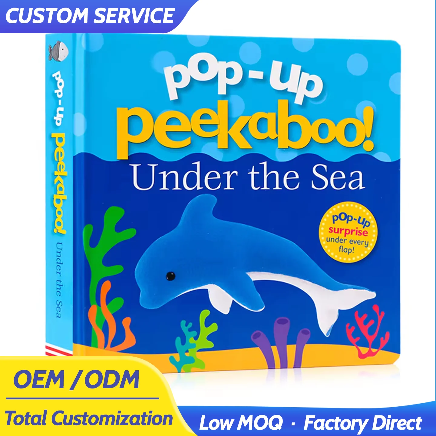 Best-Selling Baby Early Educational Story Books for Kids Children Pop up Board Book Lift the Flap Books