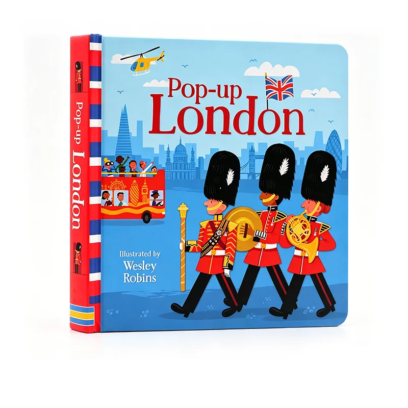 Professional Printing Early Education Kids Reading 3D Pop up Baby Child Book Print Custom for Kids