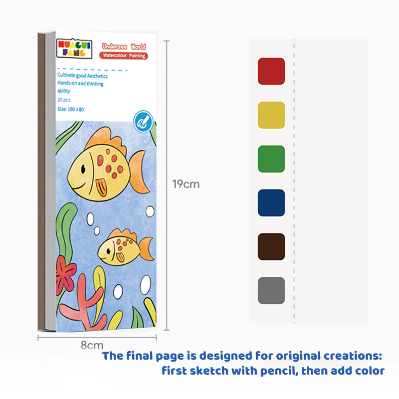 Paint with Water Coloring Books for Toddlers, Mess Free Water Color Painting Papers for Kids Water Color Paint Kit Birthday Gift