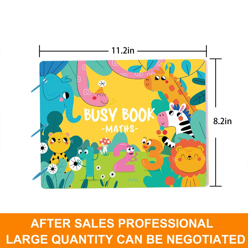 Preschool Montessori Busy Book | Kids Educational Learning Toys with Sticker Activities & Picture Books