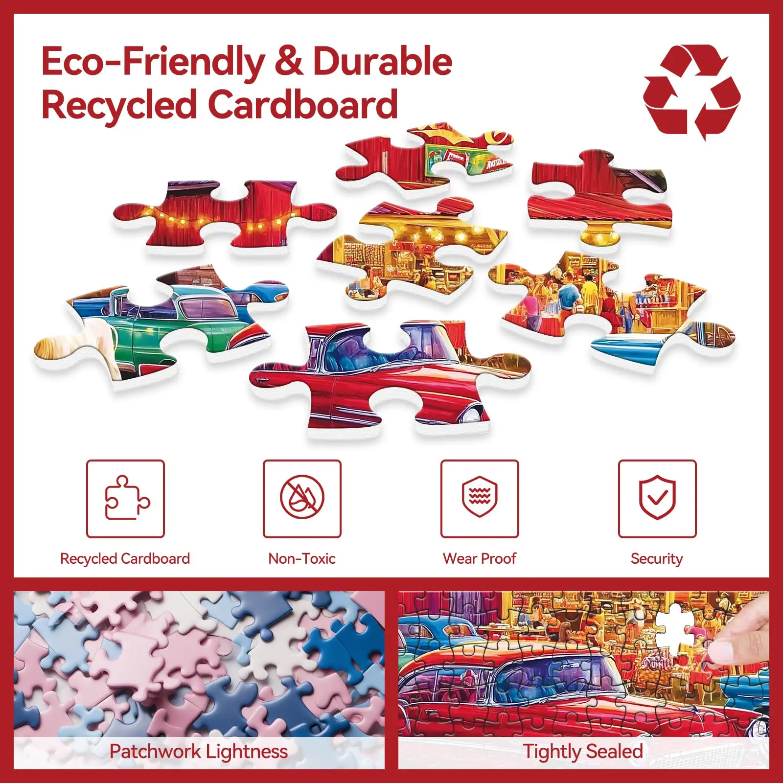 300 Piece Jigsaw Puzzle for Adults Challenging Puzzle Game, Unique Artwork, Gift for Birthday, Home Decor,(20.5″ X 15″)