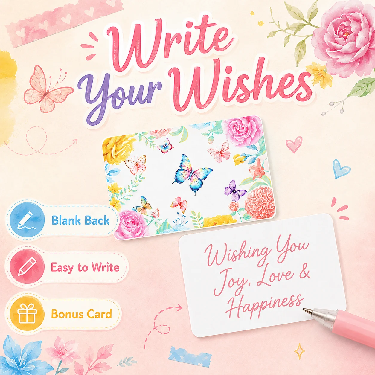3D Pop up Butterfly Flower Greeting Card Handmade Birthday with Envelope 3D Pop up Butterfly Flower Greeting Card Wholesale