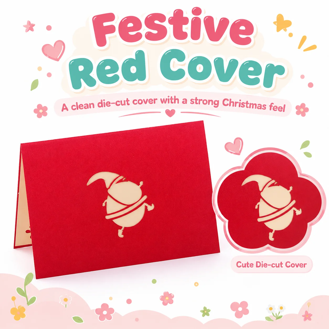 3D Pop up Christmas Greeting Card Santa Claus Handmade, Festival Gift 3D Pop up Christmas Greeting Card Laser Cut Wholesale