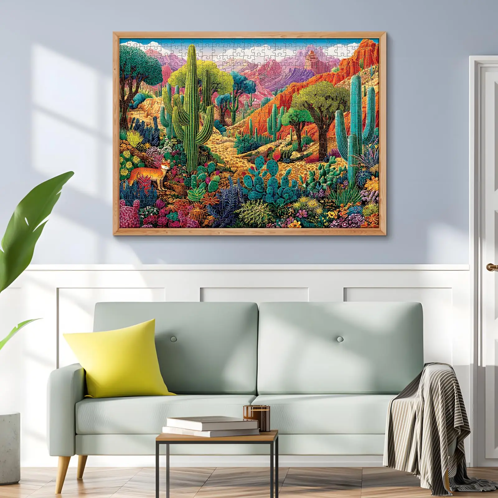 500 Piece Jigsaw Puzzles for Adults, Colorful Desert 500 Piece Puzzle, Relaxing Gift for Adults.
