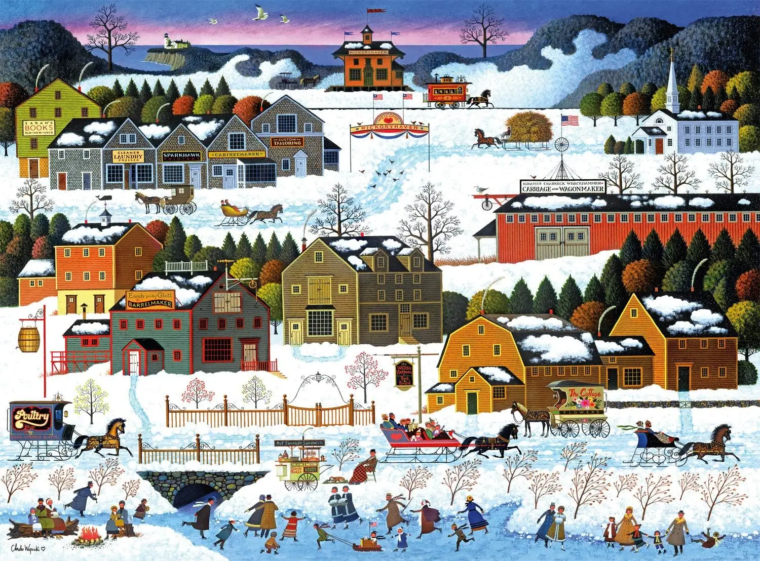 1000-Piece Jigsaw Puzzle – Rectangular, Portable, Age 14 & up – Precision-Cut Pieces – Poster Included – Adult Jigsaw Puzzles