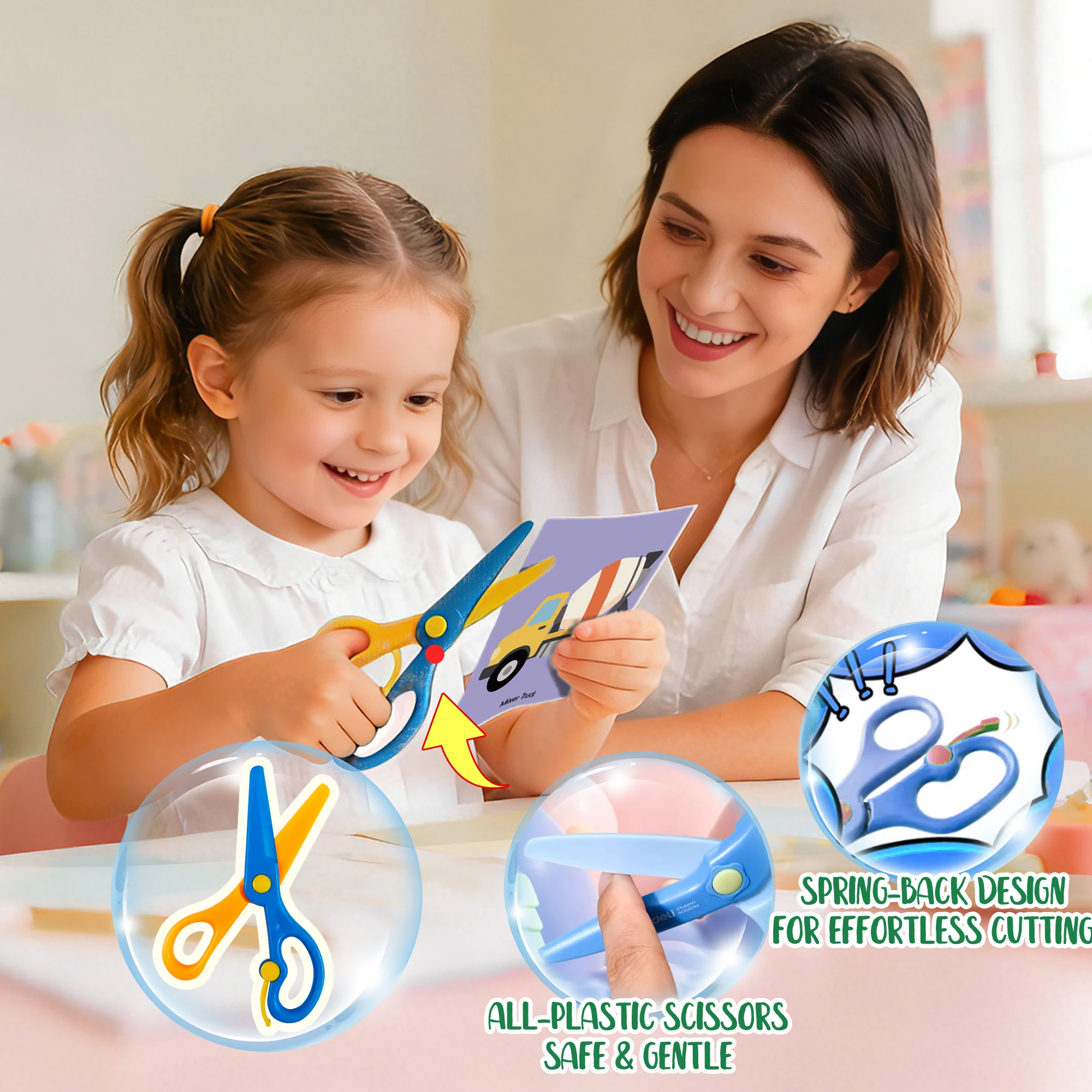 Kids Paper Cutting Scissor Skills Activity Book – Preschool Fine Motor Training Kids Paper Cutting Craft for Kindergarten Home