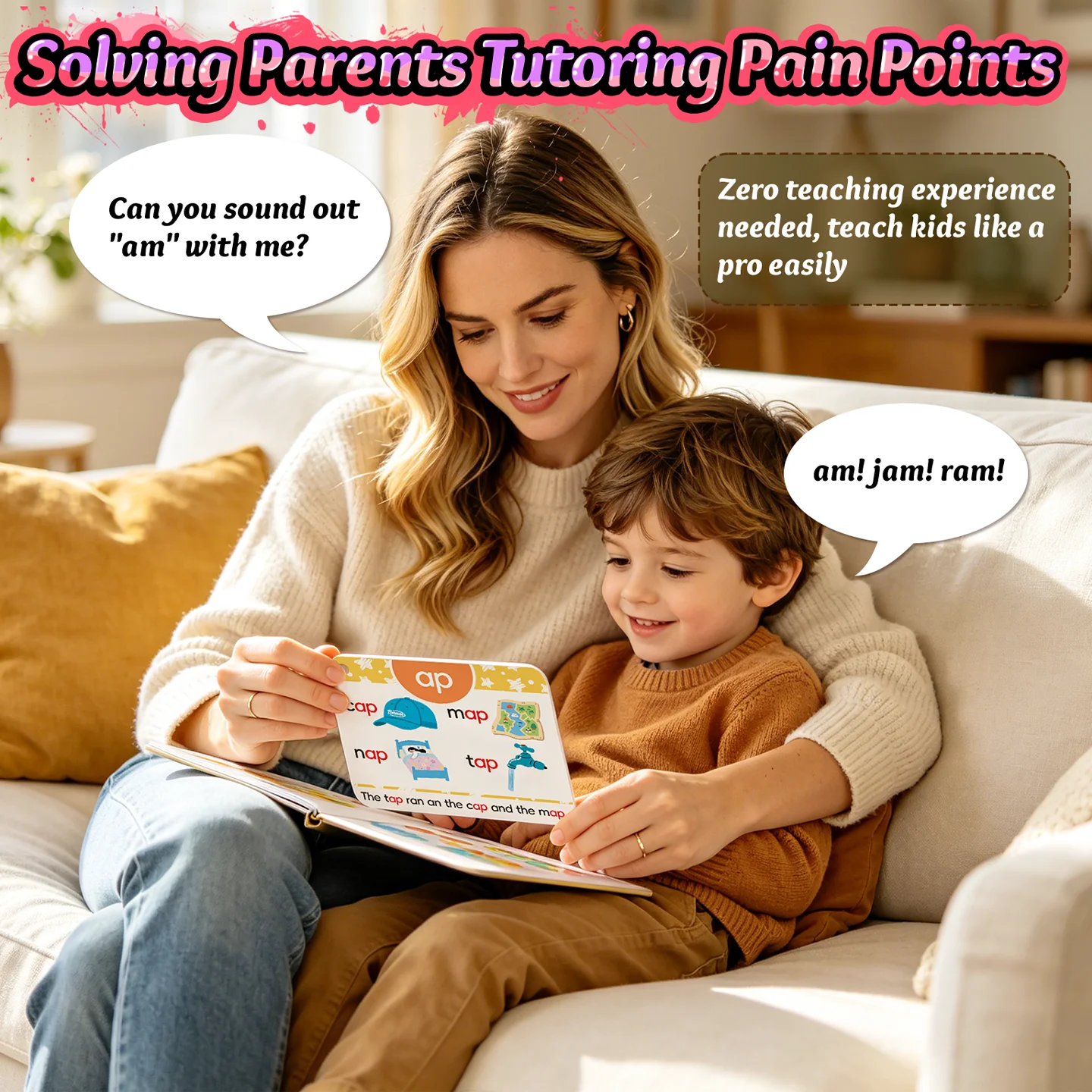 Sight Word Flash Cards Waterproof Tear-resistant Early Reading Vocabulary Learning Kindergarten Preschool Flashcards
