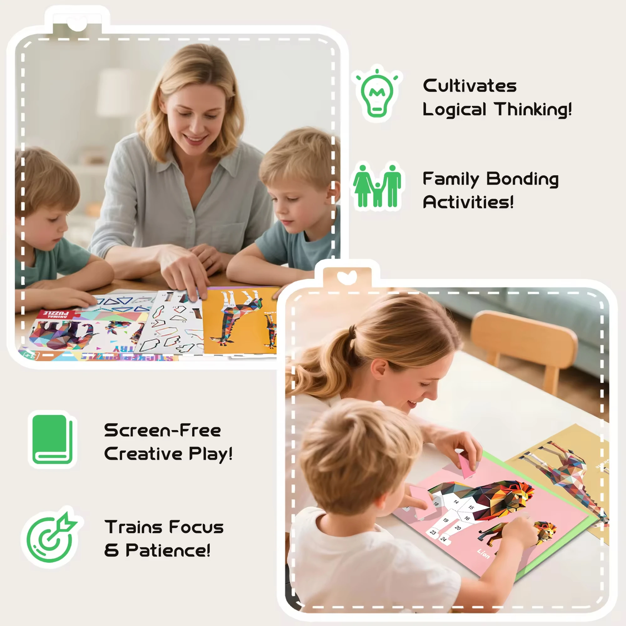 Sticker Paint Books for Kids Ages 4-10 Sticker by Numbers Party Birthday Gifts